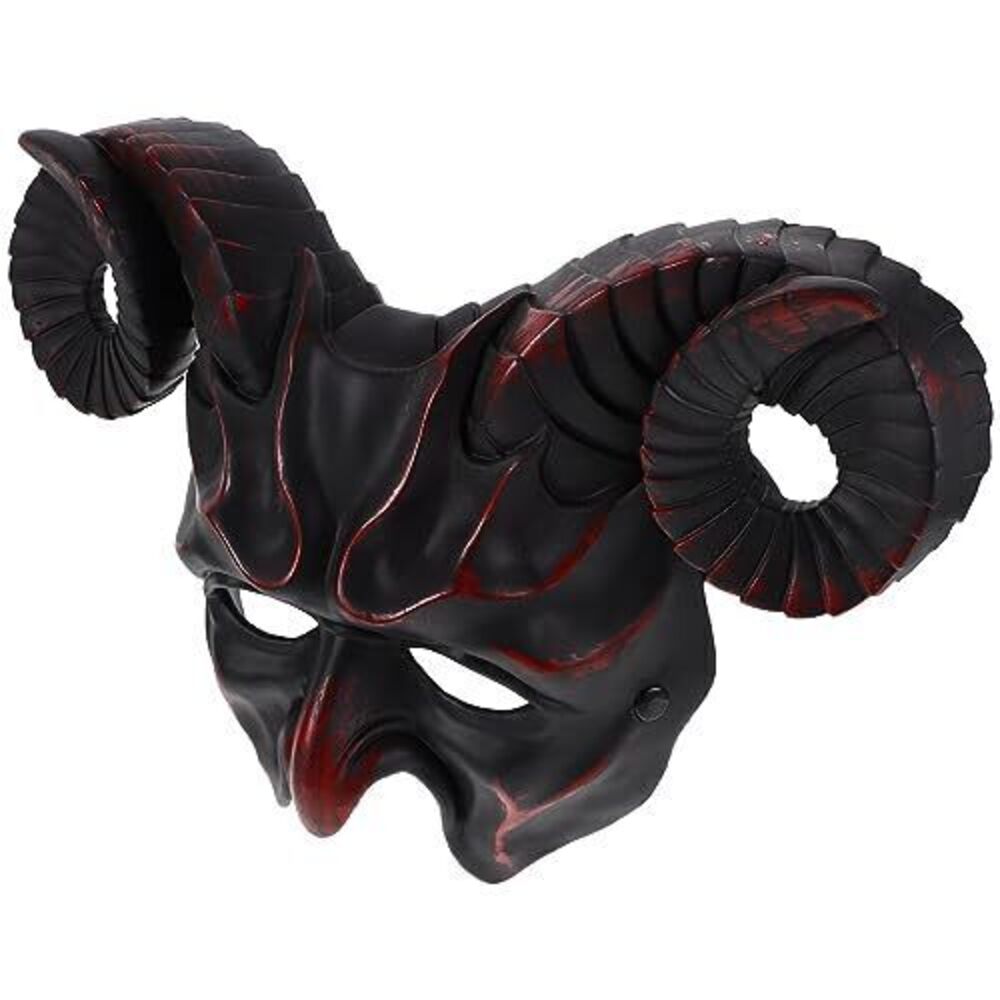 6575 Ox Horn Mask Horns Masquerade Mask Animal Half Face for Festival Party
